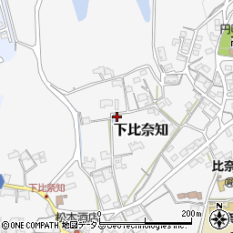 三重県名張市下比奈知2160周辺の地図
