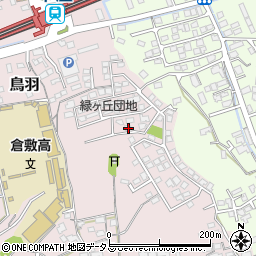 岡山県倉敷市鳥羽113-8周辺の地図