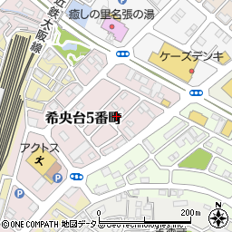 三重県名張市希央台５番町136周辺の地図