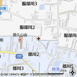 大阪府八尾市服部川2丁目49周辺の地図