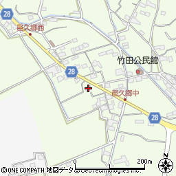 岡山県岡山市東区邑久郷182周辺の地図