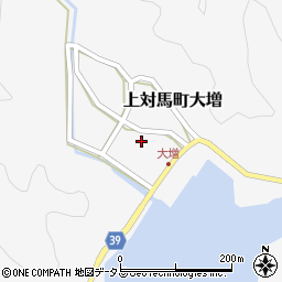 長崎県対馬市上対馬町大増698周辺の地図