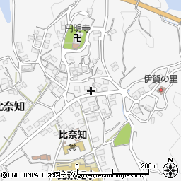 三重県名張市下比奈知1637-3周辺の地図