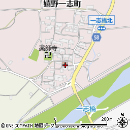 三重県松阪市嬉野一志町628周辺の地図