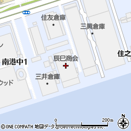 辰巳商会南港中営業所周辺の地図