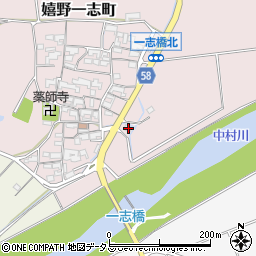 三重県松阪市嬉野一志町636周辺の地図