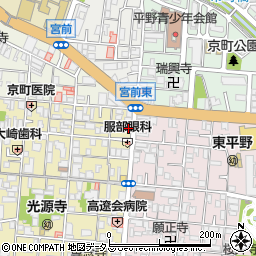 米谷糸店周辺の地図