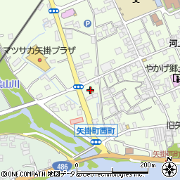 ローソン矢掛本陣店周辺の地図