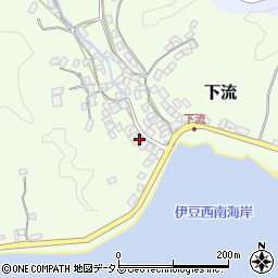 静岡県賀茂郡南伊豆町下流554周辺の地図
