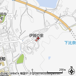 三重県名張市下比奈知3457周辺の地図