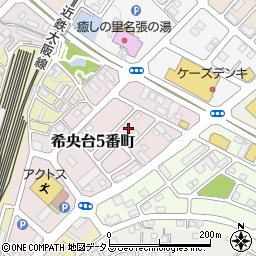 三重県名張市希央台５番町128周辺の地図