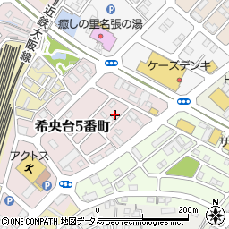 三重県名張市希央台５番町133周辺の地図