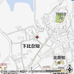 三重県名張市下比奈知2207-2周辺の地図