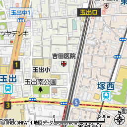 吉田内科医院周辺の地図