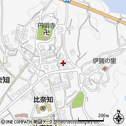 三重県名張市下比奈知1671周辺の地図