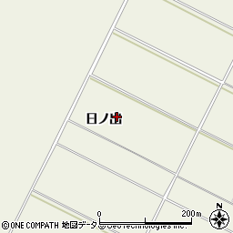 愛知県田原市中山町日ノ出周辺の地図