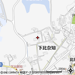 三重県名張市下比奈知2151-2周辺の地図
