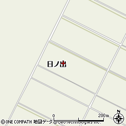 愛知県田原市中山町（日ノ出）周辺の地図