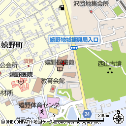 松阪市嬉野生涯学習センター周辺の地図