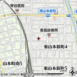 東山本ハイツ周辺の地図