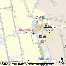 岡山県倉敷市真備町妹127周辺の地図