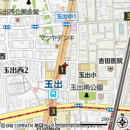 日本政策金融公庫　玉出支店国民生活事業周辺の地図