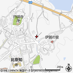 三重県名張市下比奈知3308周辺の地図