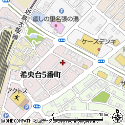 三重県名張市希央台５番町131周辺の地図