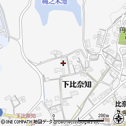三重県名張市下比奈知2151-1周辺の地図