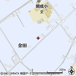 岡山県岡山市東区金田1656周辺の地図