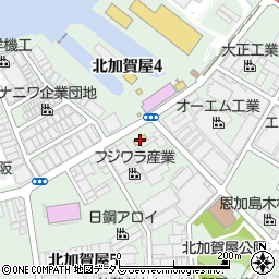 セブンイレブン大阪北加賀屋５丁目店周辺の地図