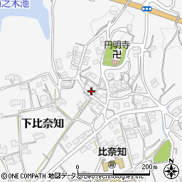 三重県名張市下比奈知2236周辺の地図