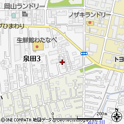 カーサ芳泉周辺の地図