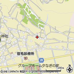 岡山県岡山市東区宿毛394周辺の地図