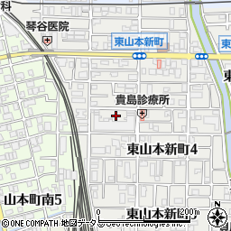 東山本新町二丁目公園周辺の地図