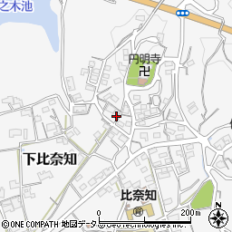 三重県名張市下比奈知2236-2周辺の地図