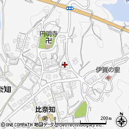 三重県名張市下比奈知1678-1周辺の地図