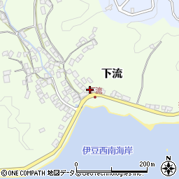 静岡県賀茂郡南伊豆町下流53-1周辺の地図