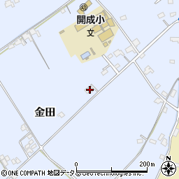 岡山県岡山市東区金田1664周辺の地図