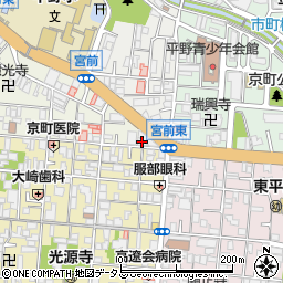 みずほ銀行平野支店 ＡＴＭ周辺の地図