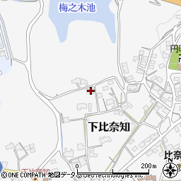 三重県名張市下比奈知2152周辺の地図