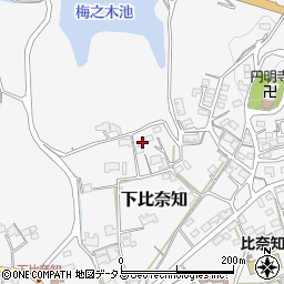 三重県名張市下比奈知2195周辺の地図