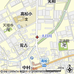 愛知県田原市高松町（実相）周辺の地図