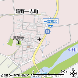 三重県松阪市嬉野一志町629周辺の地図