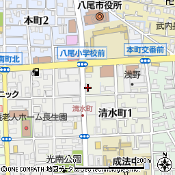 セコム株式会社　八尾支社周辺の地図