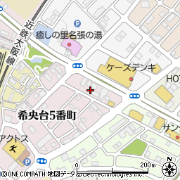 三重県名張市希央台５番町118周辺の地図