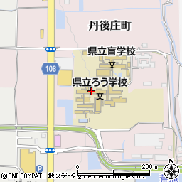 奈良県立ろう学校周辺の地図