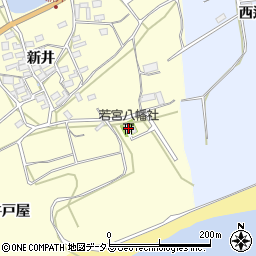 若宮八幡社周辺の地図