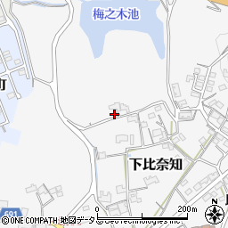 三重県名張市下比奈知2343周辺の地図