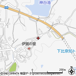 三重県名張市下比奈知3364-3周辺の地図